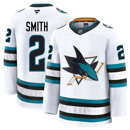 Will Smith San Jose Sharks Fanatics Premium Away Jersey