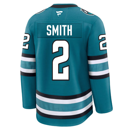 Will Smith San Jose Sharks Fanatics Premium Home Jersey