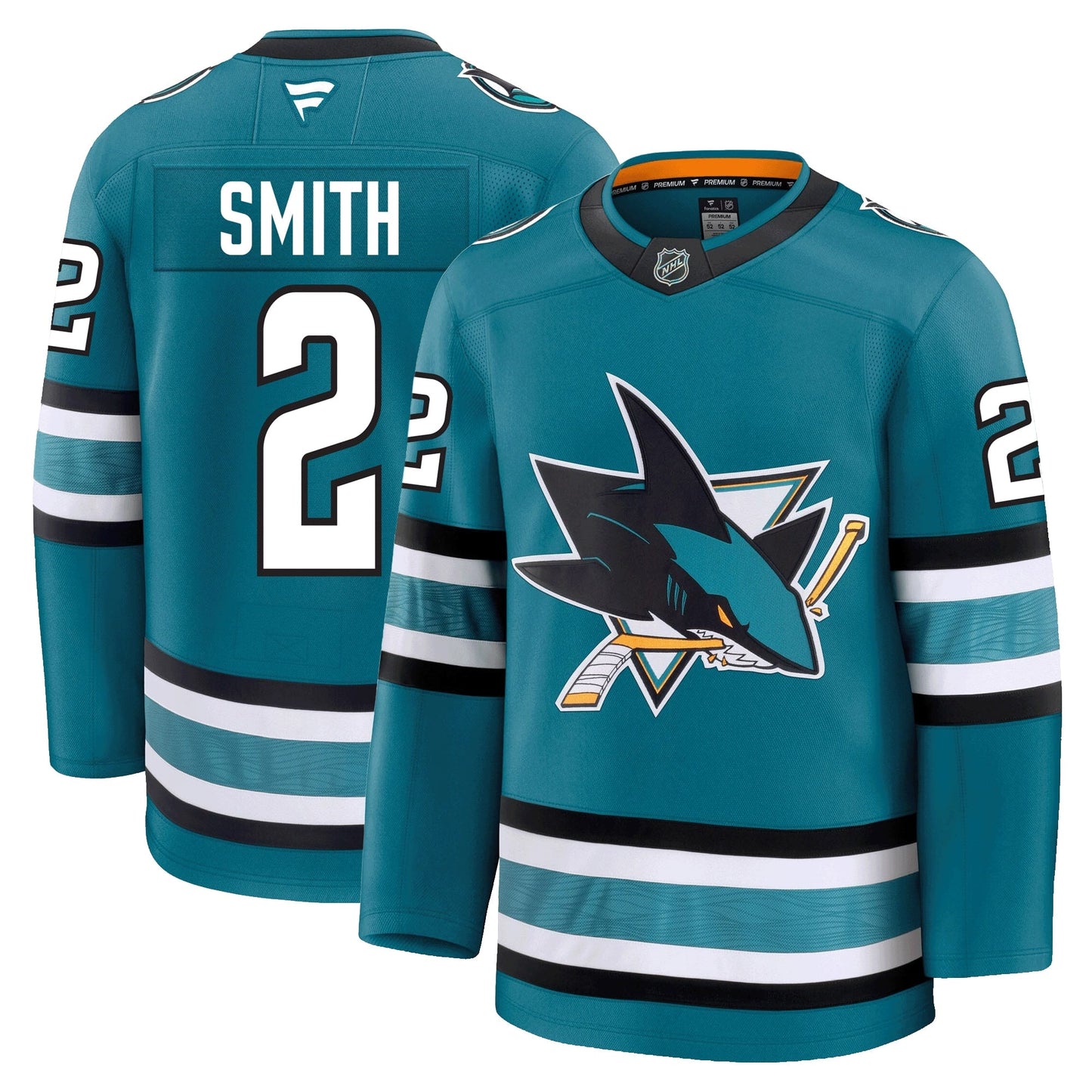 Will Smith San Jose Sharks Fanatics Premium Home Jersey