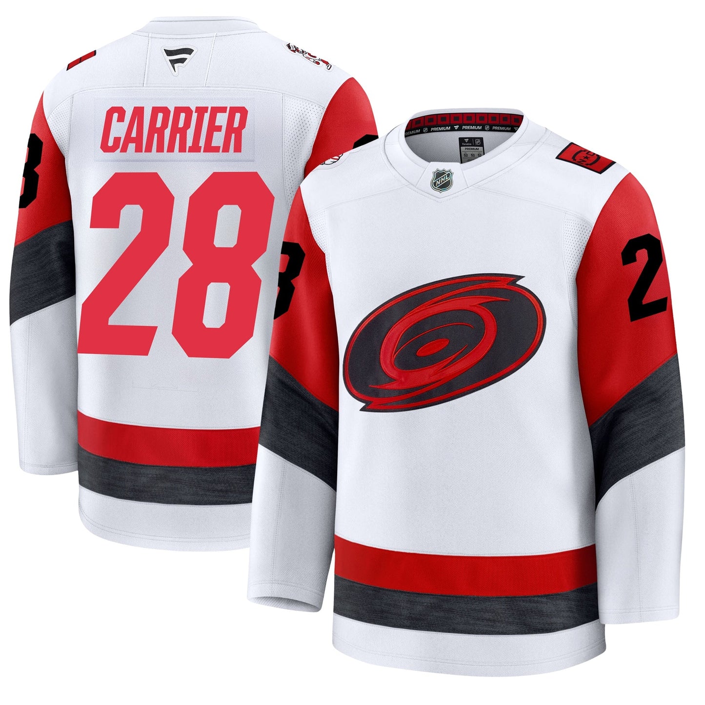 William Carrier Carolina Hurricanes Fanatics Away Premium Jersey