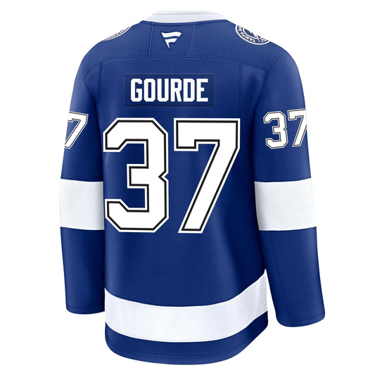 Yanni Gourde Tampa Bay Lightning Fanatics Premium Home Jersey