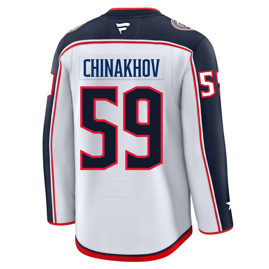 Yegor Chinakhov Columbus Blue Jackets Fanatics Premium Away Jersey