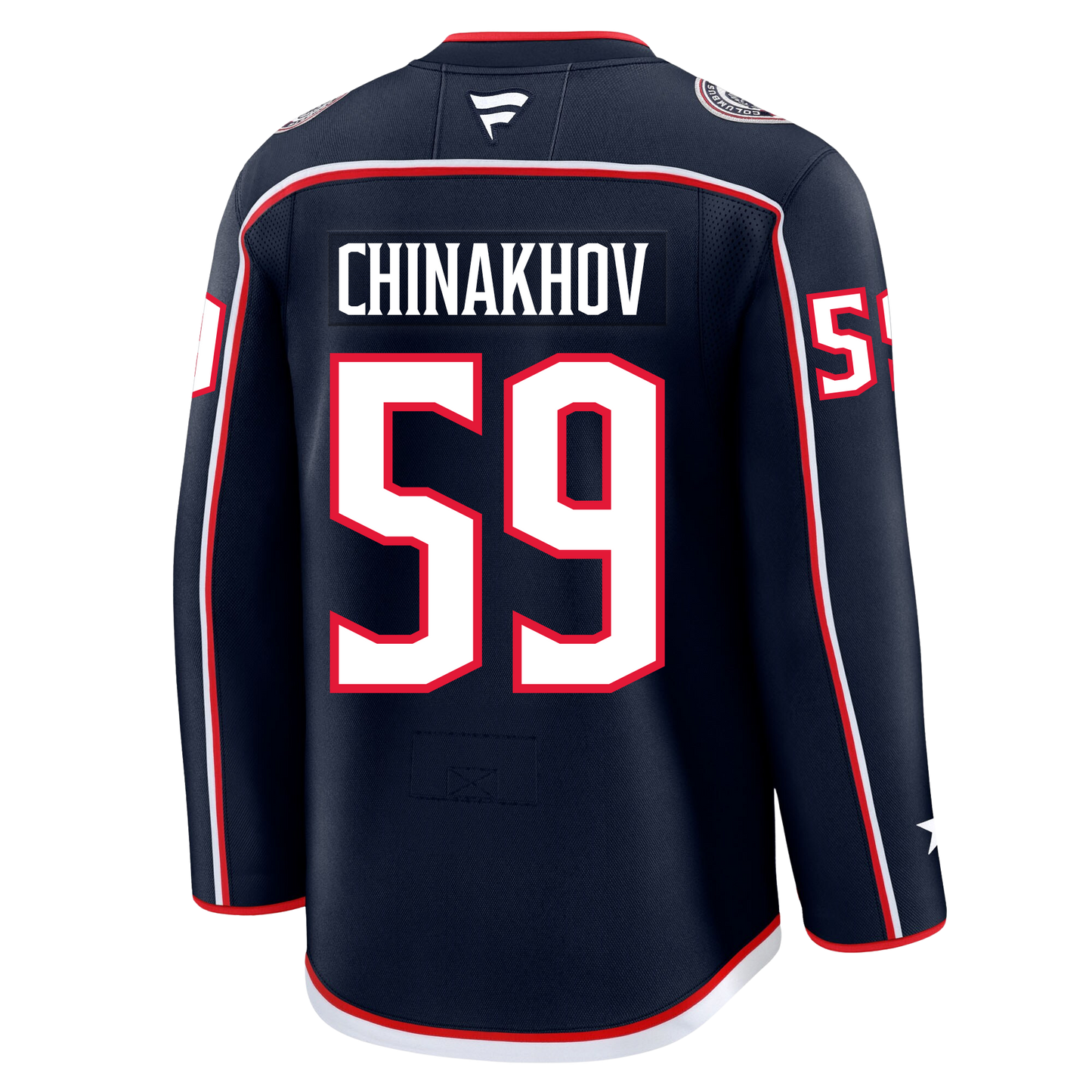 Yegor Chinakhov Columbus Blue Jackets Fanatics Premium Home Jersey