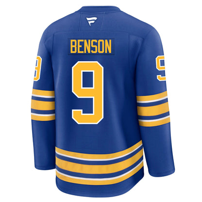 Zach Benson Buffalo Sabres Fanatics Premium Home Jersey