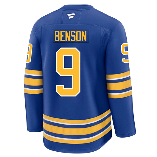 Zach Benson Buffalo Sabres Fanatics Premium Home Jersey