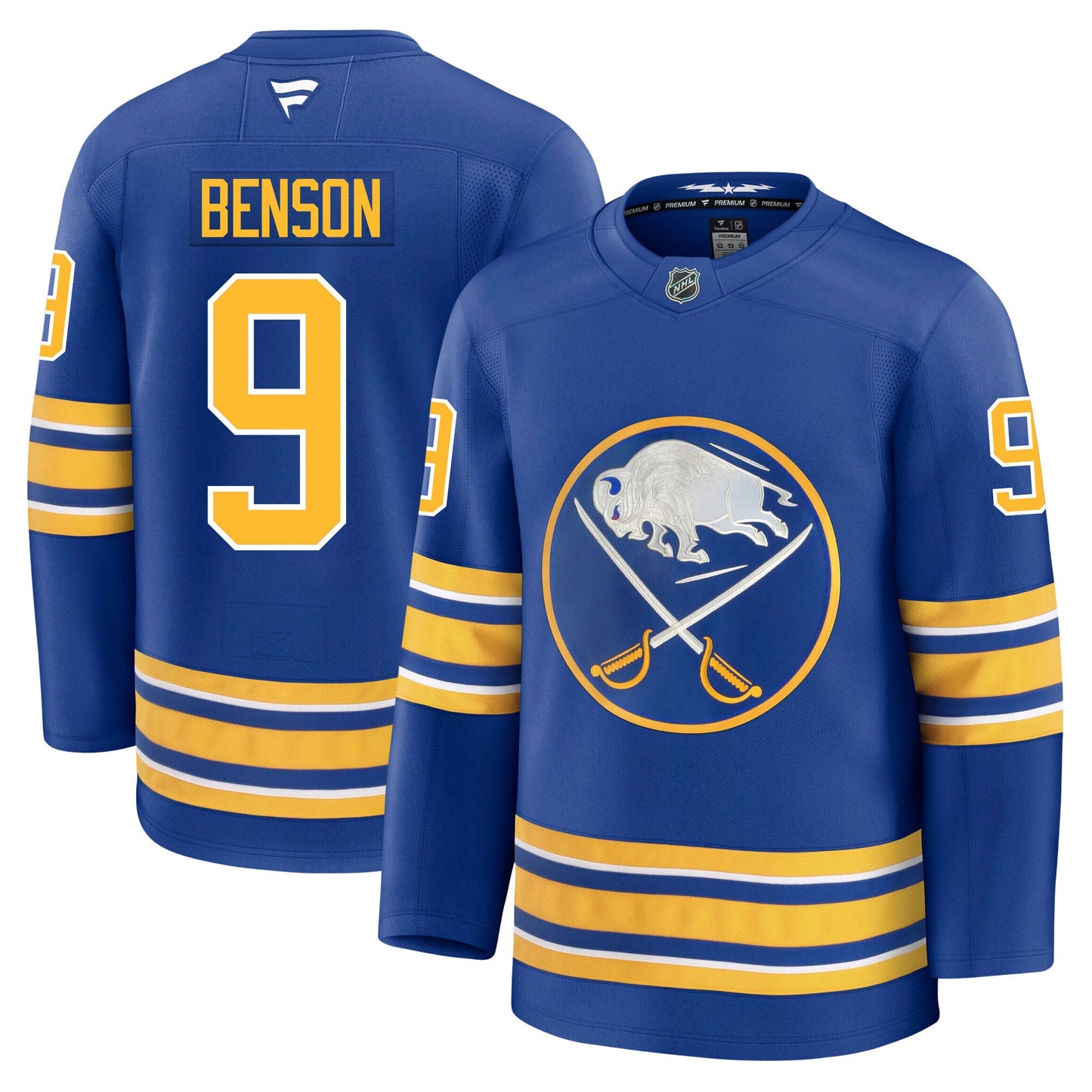 Zach Benson Buffalo Sabres Fanatics Premium Home Jersey