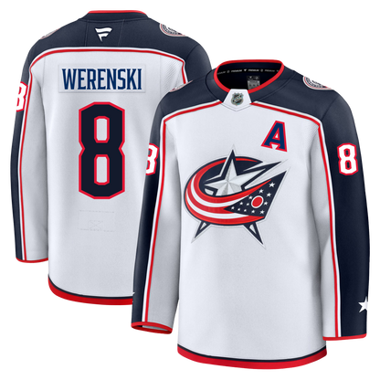 Zach Werenski Columbus Blue Jackets Fanatics Premium Away Jersey
