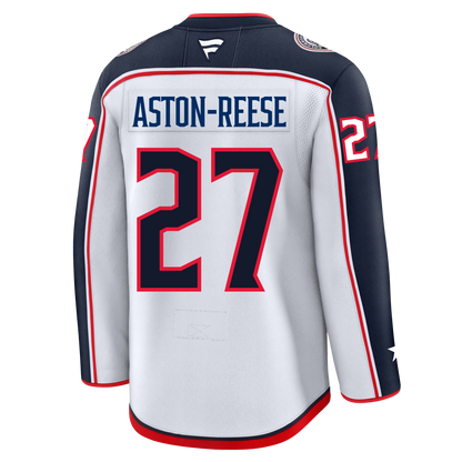Zachary Aston Reese Columbus Blue Jackets Fanatics Premium Away Jersey