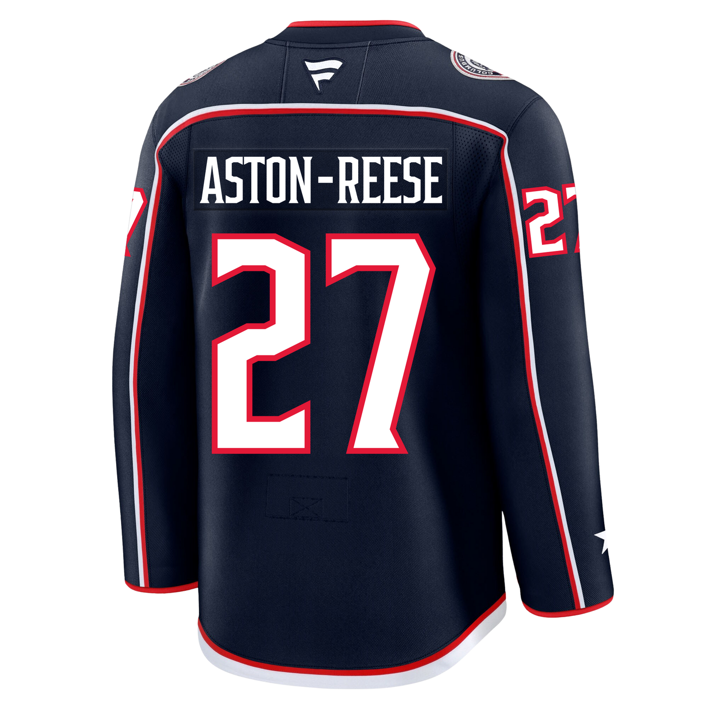 Zachary Aston Reese Columbus Blue Jackets Fanatics Premium Home Jersey