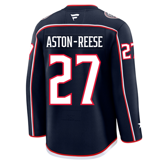 Zachary Aston Reese Columbus Blue Jackets Fanatics Premium Home Jersey
