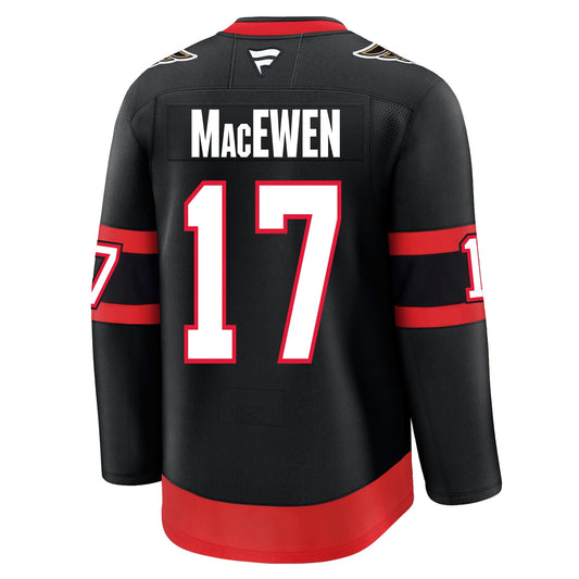 Zack Macewen Ottawa Senators Fanatics Premium Home Jersey