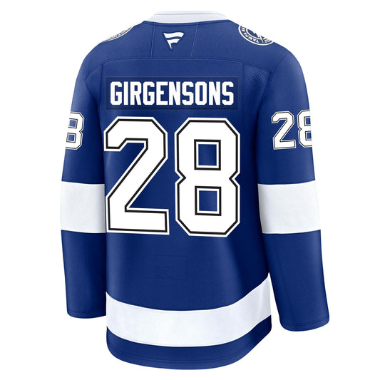Zemgus Girgensons Tampa Bay Lightning Fanatics Premium Home Jersey