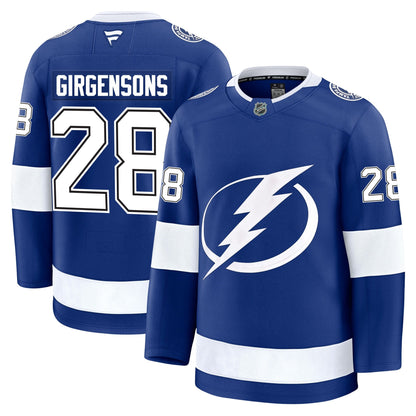 Zemgus Girgensons Tampa Bay Lightning Fanatics Premium Home Jersey