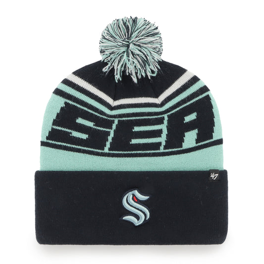 Seattle Kraken '47 Brand NHL Stylus Cuff Knit Hat