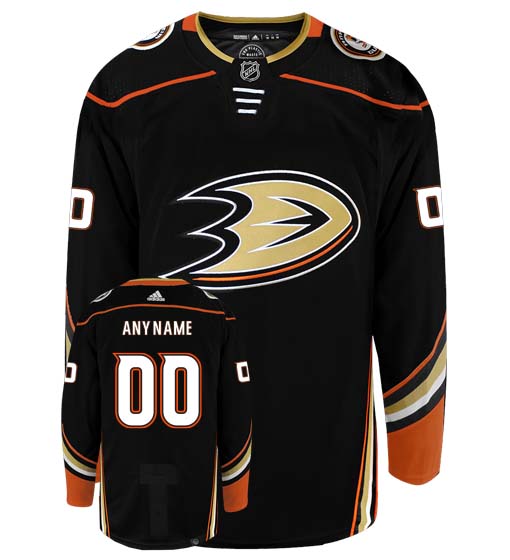 Customizable Anaheim Ducks Adidas Primegreen Authentic NHL Hockey