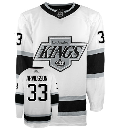 Viktor Arvidsson Los Angeles Kings Adidas Primegreen Alternate Authentic NHL Hockey Jersey - Front/Back View