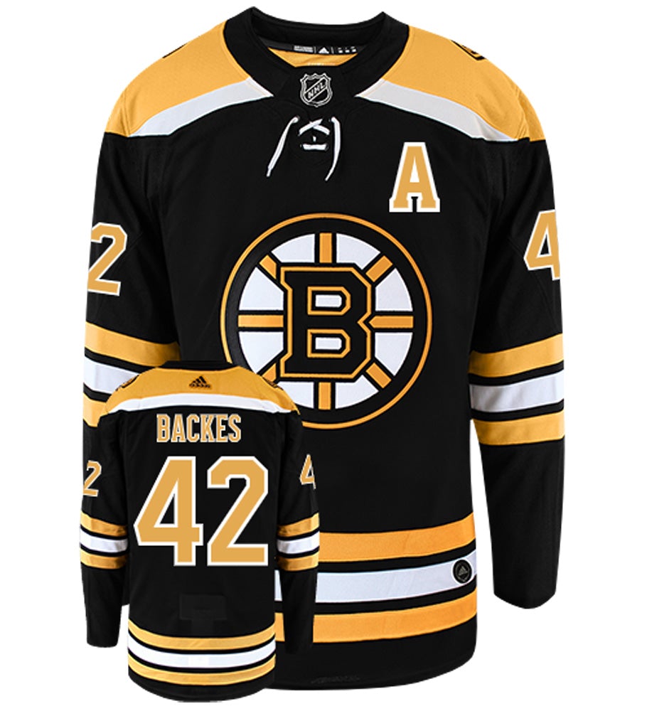 David Backes Boston Bruins Adidas Authentic Home NHL Hockey Jersey
