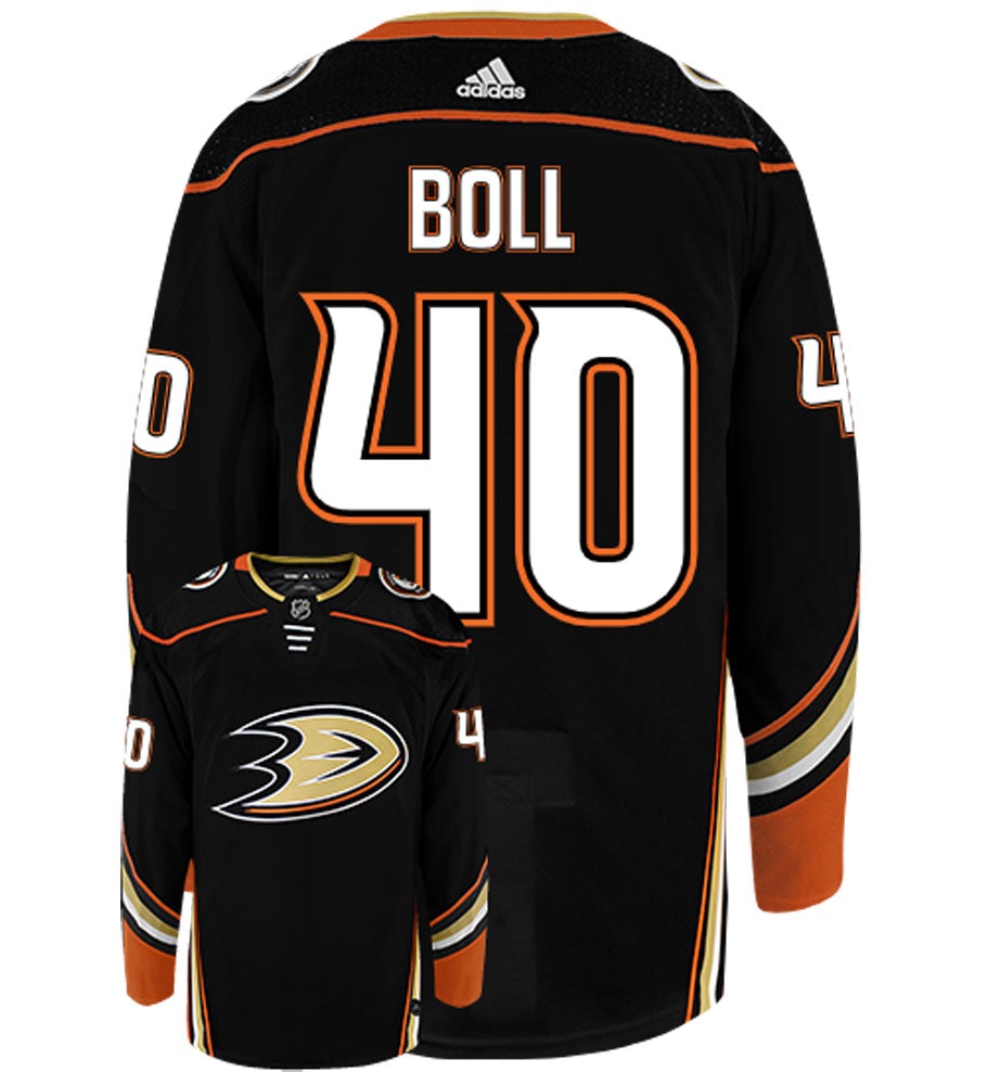 Jared Boll Anaheim Ducks Adidas Authentic Home NHL Hockey Jersey