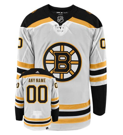 Customizable Boston Bruins Adidas Primegreen Authentic NHL Away Jersey