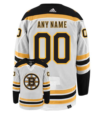 Customizable Boston Bruins Adidas Primegreen Authentic NHL Away Jersey