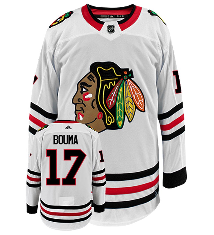 Lance Bouma Chicago Blackhawks Adidas Authentic Away NHL Hockey Jersey