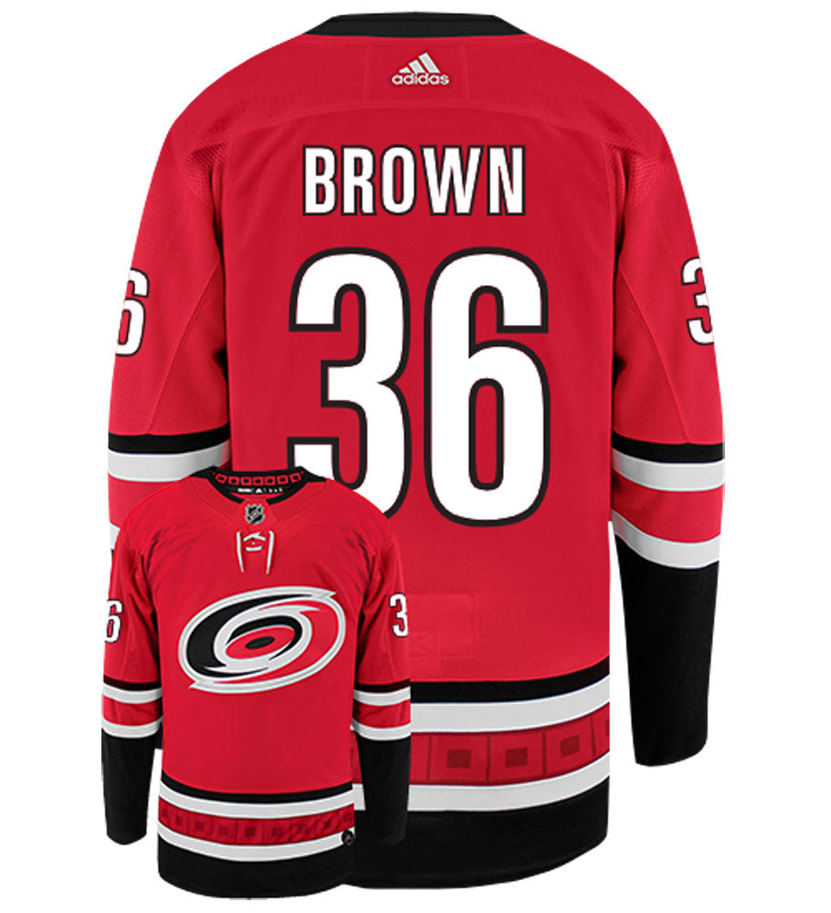 Patrick Brown Carolina Hurricanes Adidas Authentic Home NHL Hockey Jersey