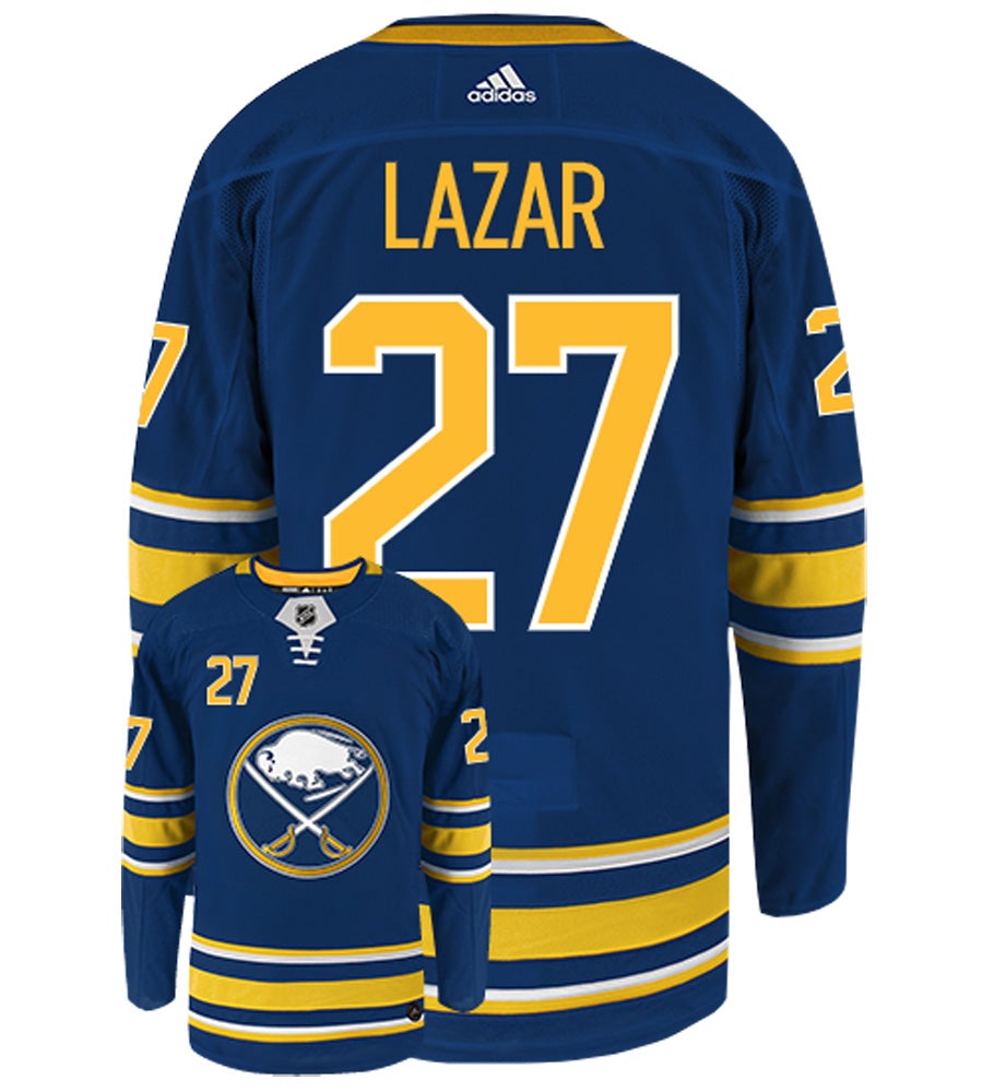 Curtis Lazar Buffalo Sabres Adidas Authentic Home NHL Hockey Jersey