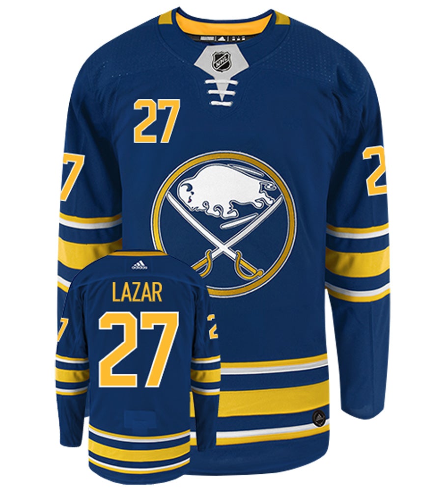 Curtis Lazar Buffalo Sabres Adidas Authentic Home NHL Hockey Jersey