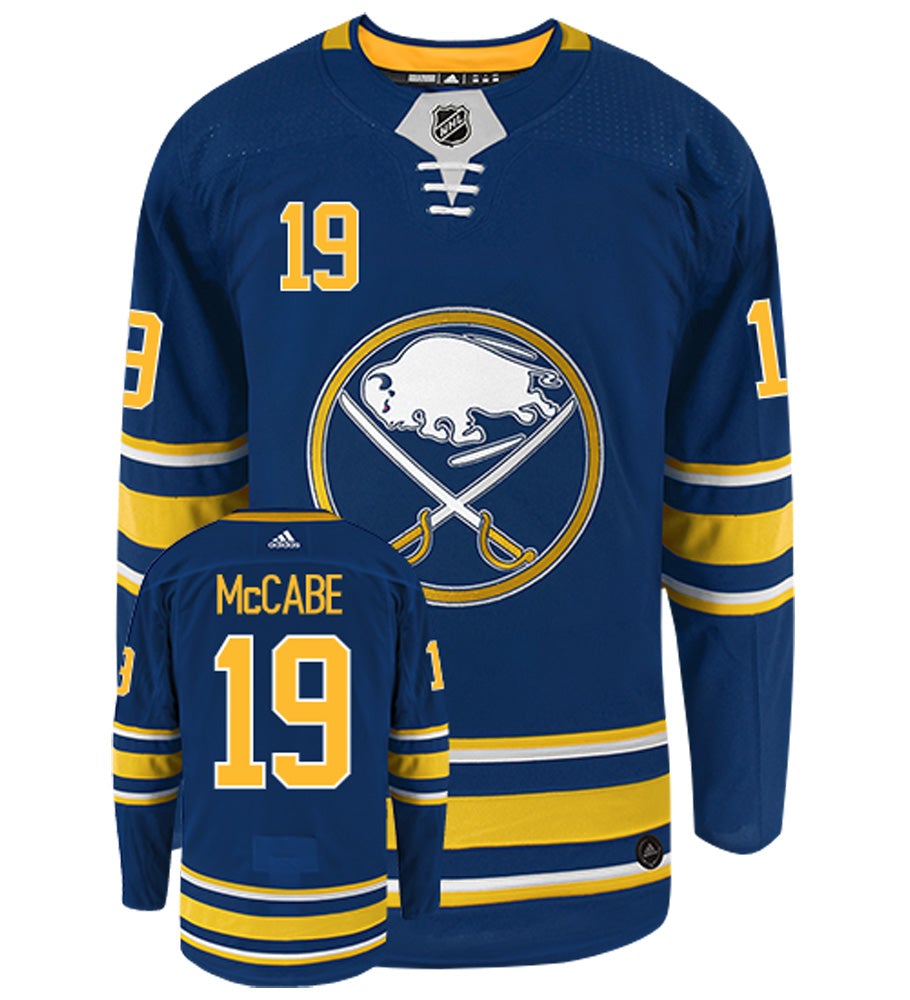 Jake McCabe Buffalo Sabres Adidas Authentic Home NHL Hockey Jersey