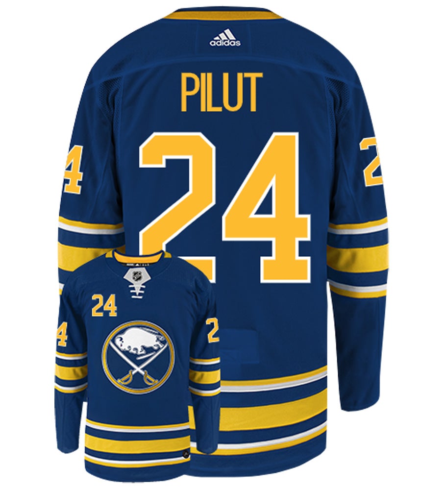 Lawrence Pilut Buffalo Sabres Adidas Authentic Home NHL Jersey
