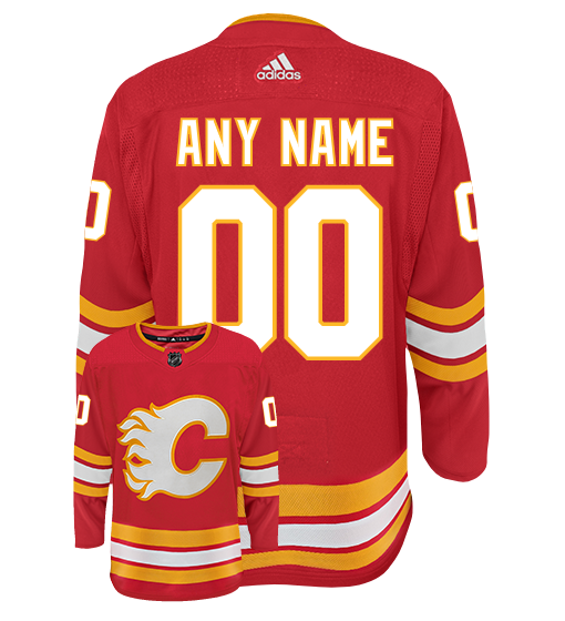 Calgary Flames Adidas Authentic Home 2020 NHL Hockey Jersey