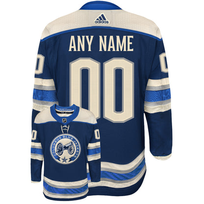 Customizable Columbus Blue Jackets  Adidas Primegreen Authentic NHL Hockey Jersey