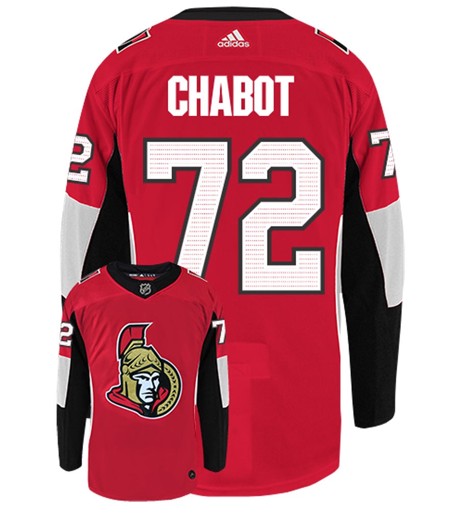 Thomas Chabot Ottawa Senators Adidas Authentic Home NHL Jersey
