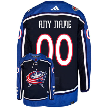 COLUMBUS BLUE JACKETS REVERSE RETRO AUTHENTIC ADIDAS NHL JERSEY (PRIME –  Hockey Authentic