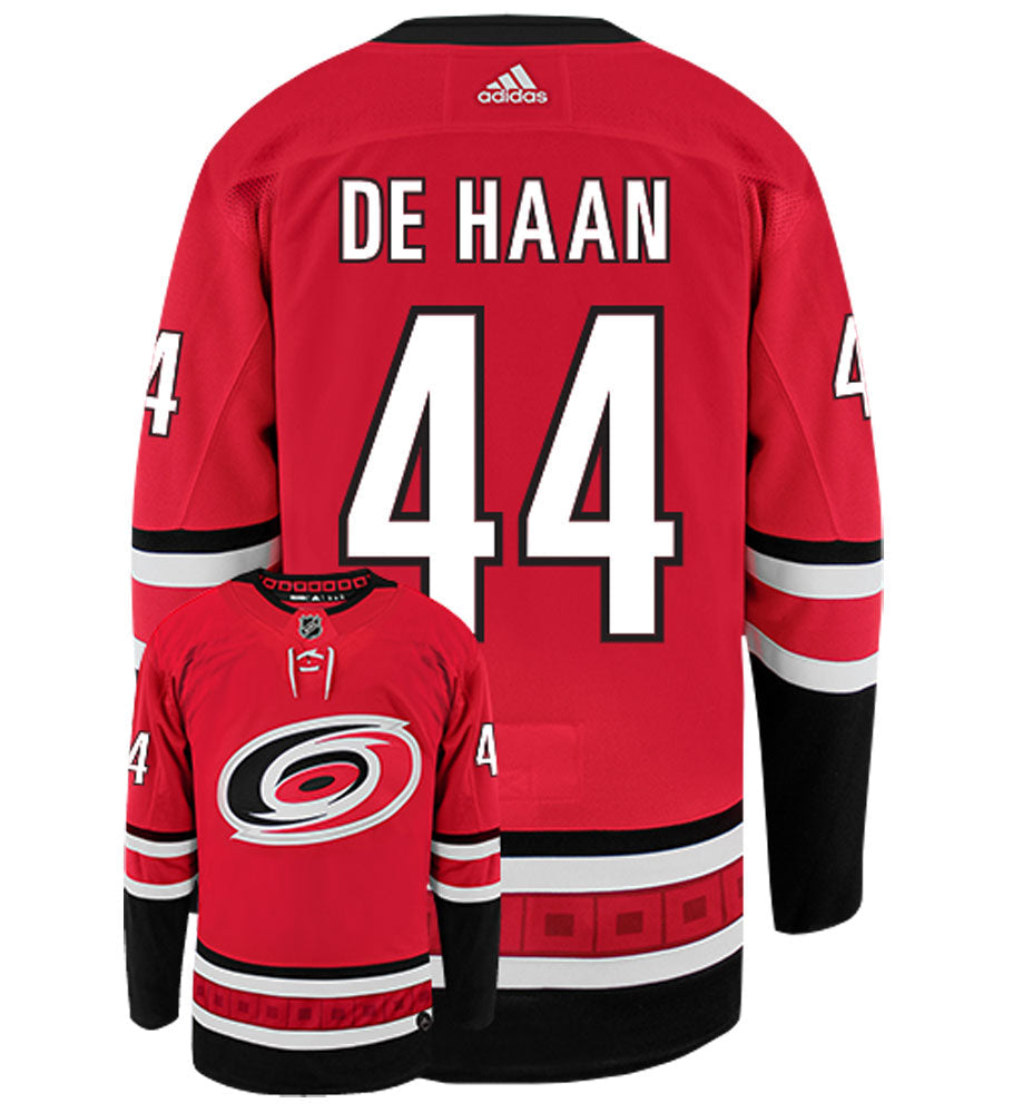 Calvin de Haan Carolina Hurricanes Adidas Authentic Home NHL Jersey