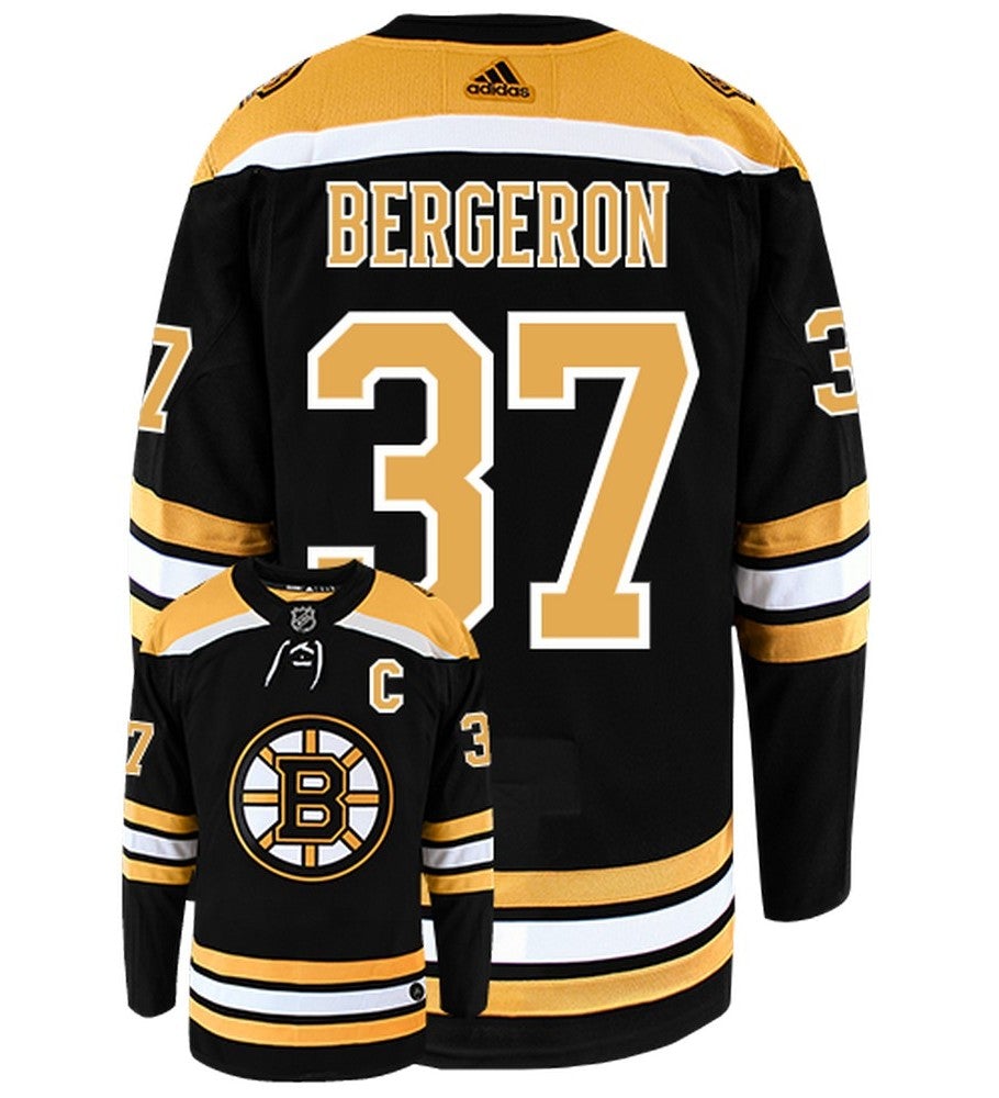 Patrice Bergeron Boston Bruins Adidas Authentic Home NHL Hockey Jersey