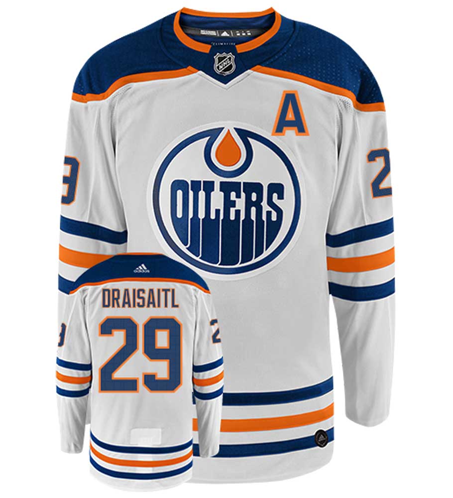 Leon Draisaitl Edmonton Oilers Adidas Authentic Away NHL Hockey Jersey