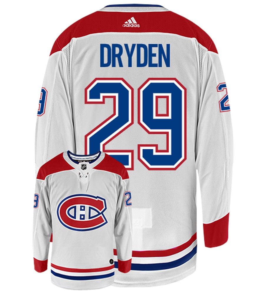 Ken Dryden Montreal Canadiens Adidas Authentic Away NHL Vintage Hockey Jersey