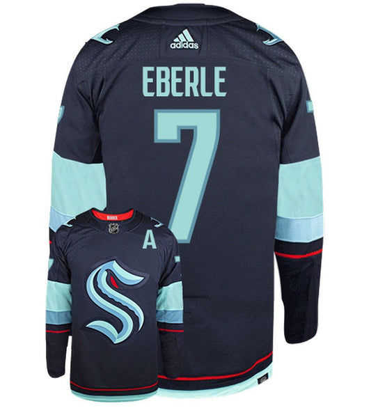 Jordan Eberle Seattle Kraken Adidas Primegreen Authentic NHL Hockey Jersey