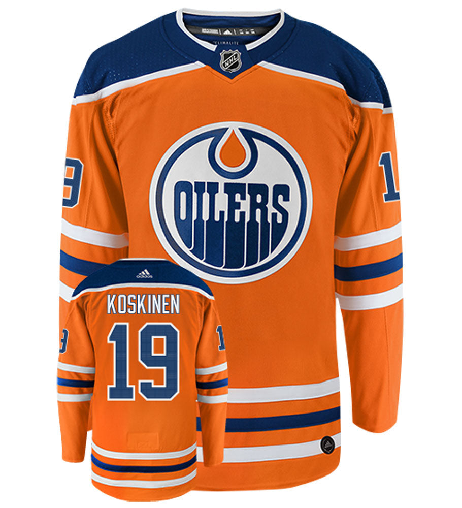 Mikko Koskinen Edmonton Oilers Adidas Authentic Home NHL Jersey