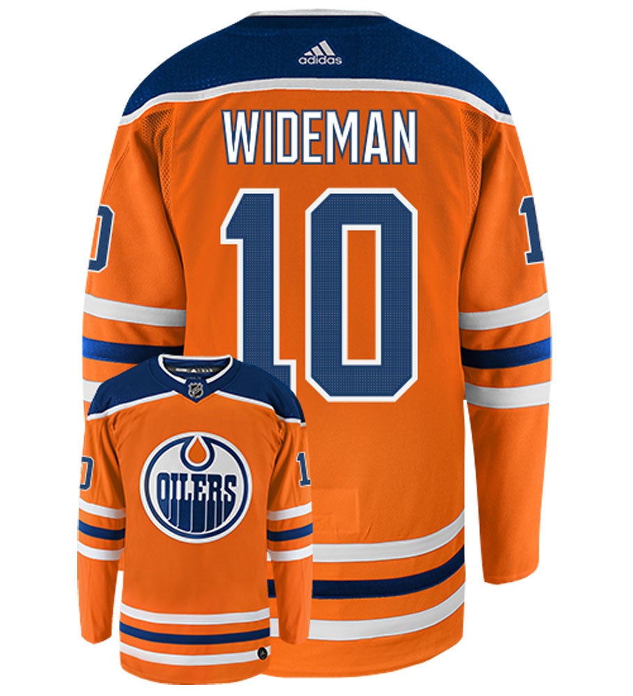 Chris Wideman Edmonton Oilers Adidas Authentic Home NHL Jersey