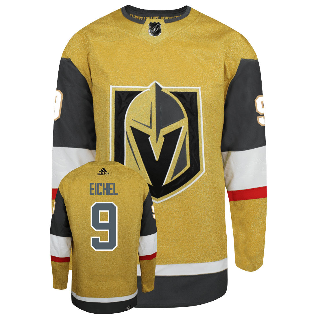 Vegas Golden Knights Blank selling Stitched Adidas Jersey sz 52 NHL