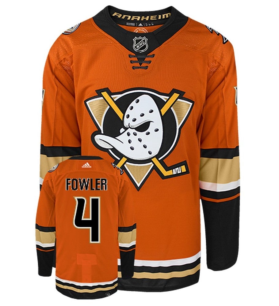 Cam Fowler Anaheim Ducks Adidas Primegreen Authentic Alternate NHL Hockey Jersey - Front/Back View