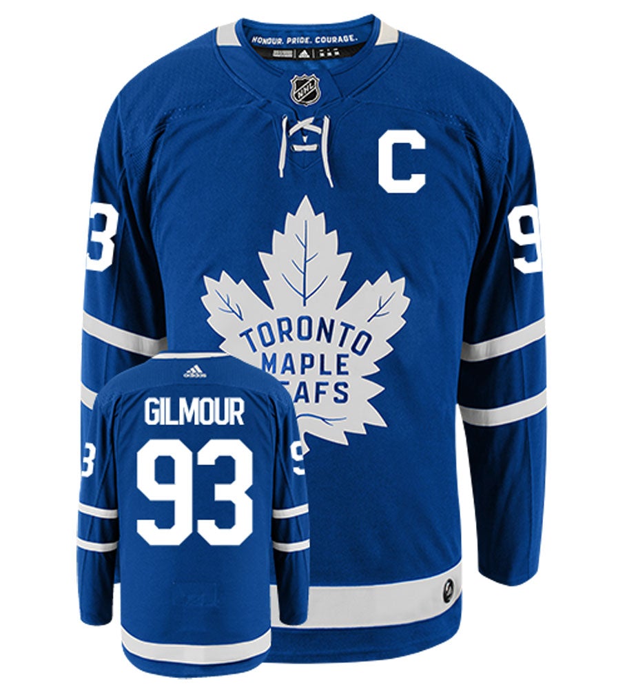 Doug Gilmour Toronto Maple Leafs Adidas Authentic Away NHL Vintage Hoc