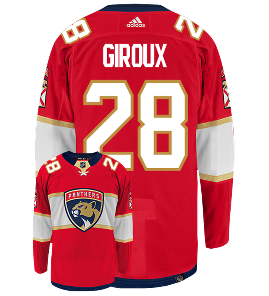 Claude Giroux Florida Panthers Adidas Primegreen Authentic NHL Hockey Jersey - Back/Front View