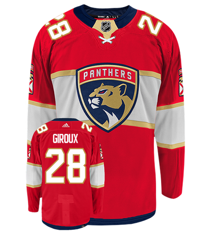 Claude Giroux Florida Panthers Adidas Primegreen Authentic NHL Hockey Jersey - Front/Back View