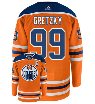 Wayne Gretzky Edmonton Oilers Adidas Authentic Away NHL Vintage