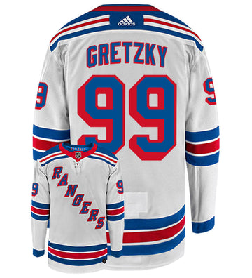 Men's New York Rangers Wayne Gretzky adidas Blue Authentic Heroes