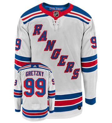 Wayne Gretzky New York Rangers Adidas Authentic Away NHL Vintage Hocke –