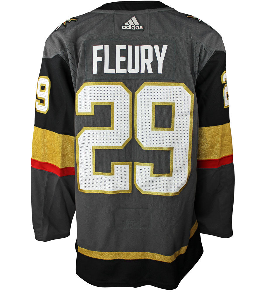 Marc-Andre Fleury Vegas Golden Knights Adidas Authentic Home NHL Hockey Jersey - Ready to Ship